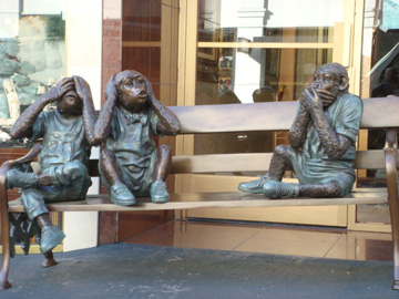 叡智の三猿 in サンフランシスコ